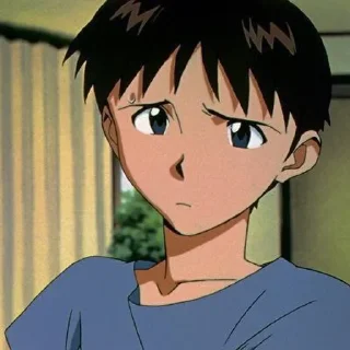 😕 emoji 我喜欢 Shinji kari Telegram sticker 2 of 23