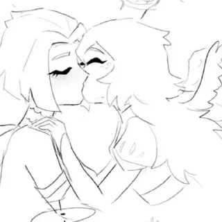 ✋ emoji Эмили и Лют Telegram sticker 14 of 21