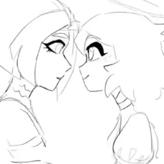 ✋ emoji Эмили и Лют Telegram sticker 16 of 21