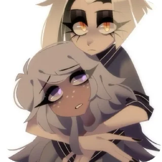 👄 emoji Эмили и Лют Telegram sticker 9 of 21