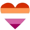 ❤️‍🩹 emoji lesbian rights Telegram sticker 12 of 55