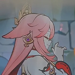 💗 emoji Yae Miko♡ Telegram sticker 8 of 29
