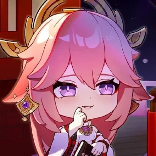 💗 emoji Yae Miko♡ Telegram sticker 4 of 29