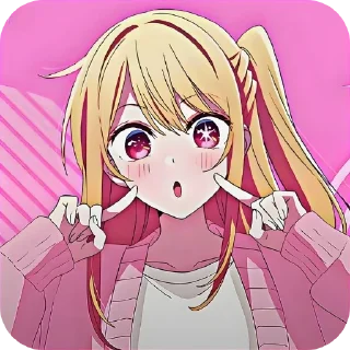 😚 emoji Rubi Hoshino Telegram sticker 5 of 64
