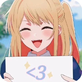❤ emoji Rubi Hoshino Telegram sticker 9 of 64