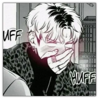 😳 emoji Yaoi! Telegram sticker 1 of 30