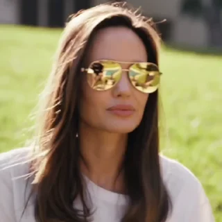 🤍 emoji Angelina Jolie @stick1lover Telegram sticker 15 of 39