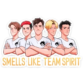 Sticker from Team Spirit