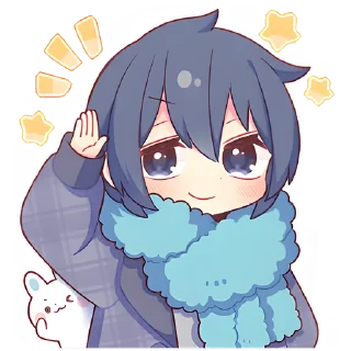 Sticker from Новогодняя парочка @Nyasticks