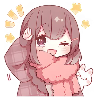 Sticker from Новогодняя парочка @Nyasticks