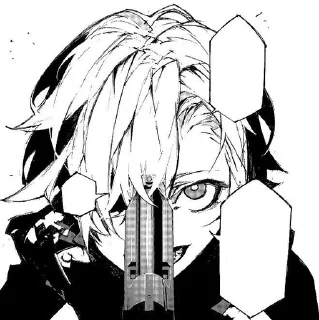 🔪 emoji Nakahara Chuuya ♡ Telegram sticker 17 of 49