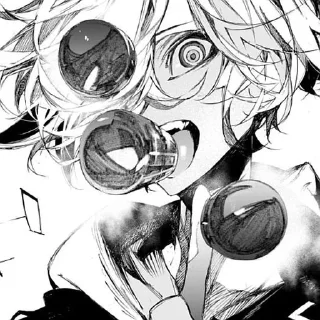 🔪 emoji Nakahara Chuuya ♡ Telegram sticker 3 of 49