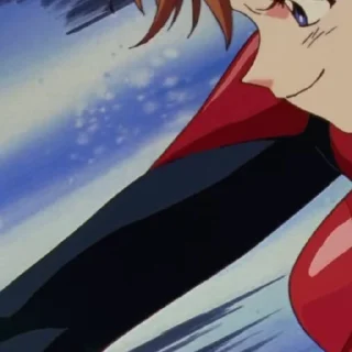 🦊 emoji Asuka-@Evangelion_myworld Telegram sticker 23 of 36