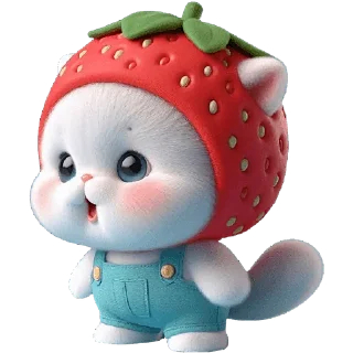😯 emoji Клубничный мяу @Nyasticks Telegram sticker 17 of 34