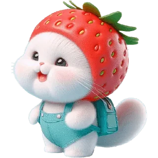☺️ emoji Клубничный мяу @Nyasticks Telegram sticker 7 of 34