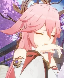 Sticker from Yae miko