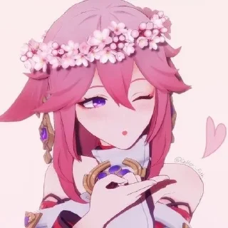 Sticker from 🦊 Yae Miko 🦊