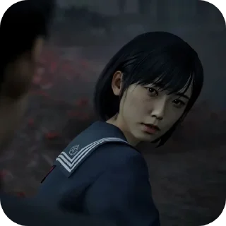 😶 emoji Хинако | "silent hill f" | @mira_wey Telegram sticker 23 of 31