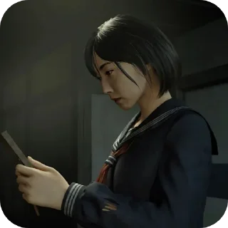 🤨 emoji Хинако | "silent hill f" | @mira_wey Telegram sticker 10 of 31
