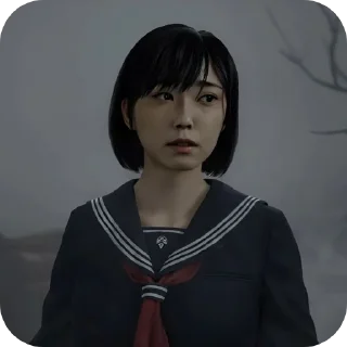 😧 emoji Хинако | "silent hill f" | @mira_wey Telegram sticker 20 of 31