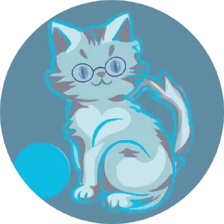 Sticker from Кошечка голубых кровей :wasil.sss