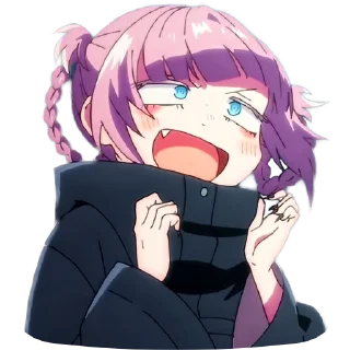 😃 emoji @spcave @fixfox Yofukashi no Uta Telegram sticker 1 of 45