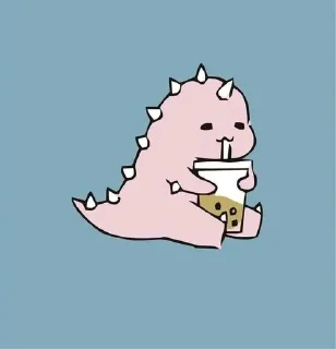 Dino & Dina sticker 3