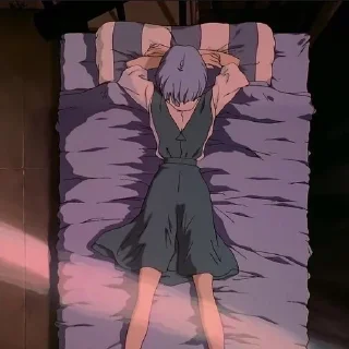 🛏 emoji ✨💠 Ayanami Rei 💠✨ by @morssssss Telegram sticker 11 of 40