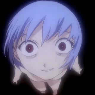 👀 emoji ✨💠 Ayanami Rei 💠✨ by @morssssss Telegram sticker 7 of 40