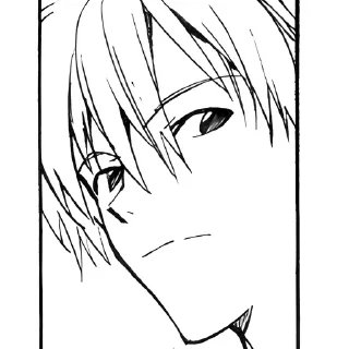 Sticker from Kaworu Nagisa ≈ @wujsed