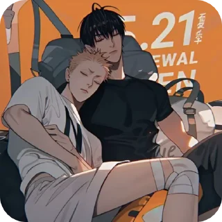 Sticker from HE TIAN x MO :: by @baixhe