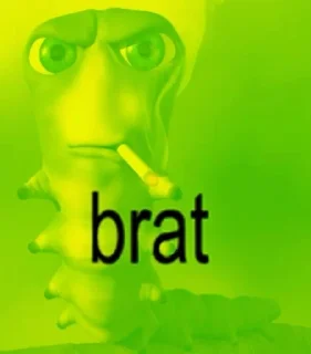 Sticker from BRAT