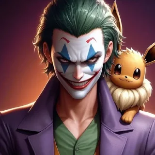 Sticker from Joker caught a Pokémon 2