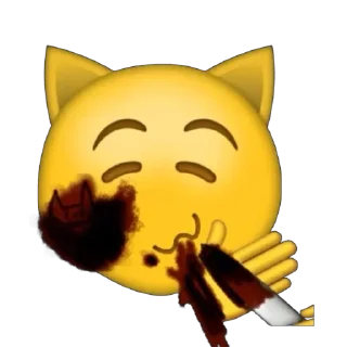 🩸 emoji silly kitty Telegram sticker 16 of 16