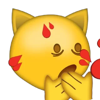 😱 emoji silly kitty Telegram sticker 14 of 16