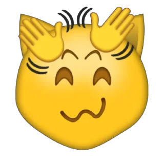 👋 emoji silly kitty Telegram sticker 8 of 16