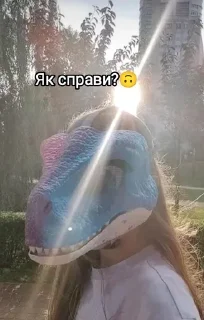 Sticker from Фурька і раптор😁