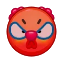 😡 emoji Clown Emoji @xkysluv Telegram sticker 14 of 40