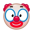 🤡 emoji Clown Emoji @xkysluv Telegram sticker 22 of 40