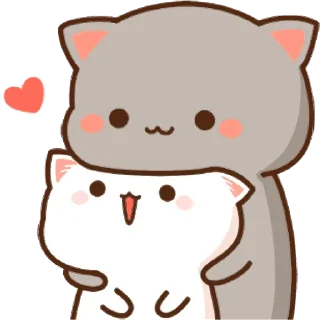 Mochi Mochi Peach Cat :: @line_stickers sticker 3