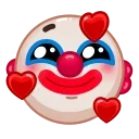 🥰 emoji Clown Emoji @xkysluv Telegram sticker 6 of 40