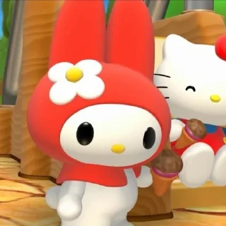 🤨 emoji Sanrio by lina Telegram sticker 8 of 40