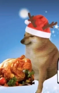 Sticker from New Year