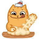 Sticker from New Year Persik