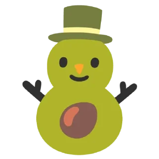 Sticker from New Year