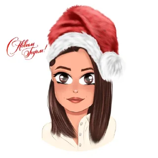Sticker from New year