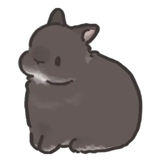🐰 emoji ₍ rᥲδδiᴛ's ᥲᥒiⲙᥲᴛi᧐ᥒ sᴛiᥴκᥱr ₎ ˚₊· ♡ @mewsticks Telegram sticker 13 of 16