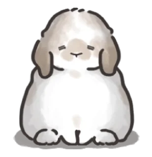 🐰 emoji ₍ rᥲδδiᴛ's ᥲᥒiⲙᥲᴛi᧐ᥒ sᴛiᥴκᥱr ₎ ˚₊· ♡ @mewsticks Telegram sticker 11 of 16