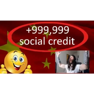 Sticker from Social credit