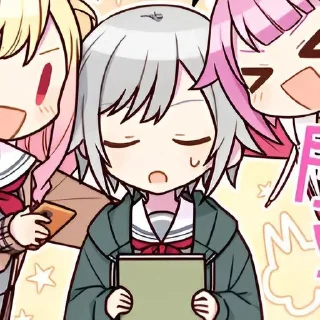 😅 emoji Хиномори Шихо @Anim_StikersUWU Telegram sticker 24 of 65